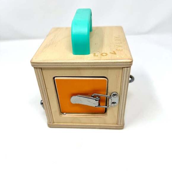 Lovevery Wooden Lockbox Toy – Montessori Fine Motor Toddler Activity - Picture 4 of 5